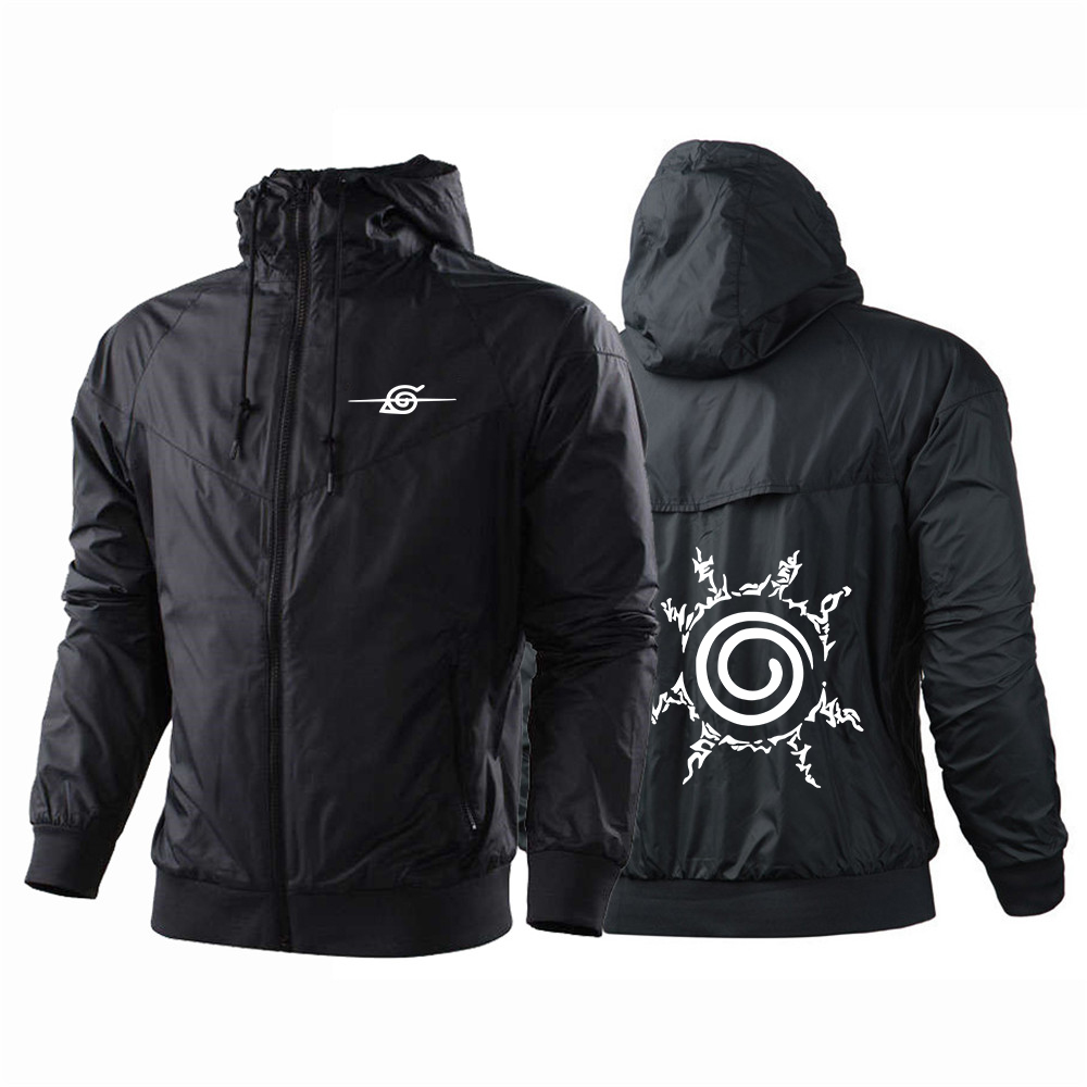 Windbreaker Anime Merchandise - Nouvelle veste coupe-vent à capuche pour