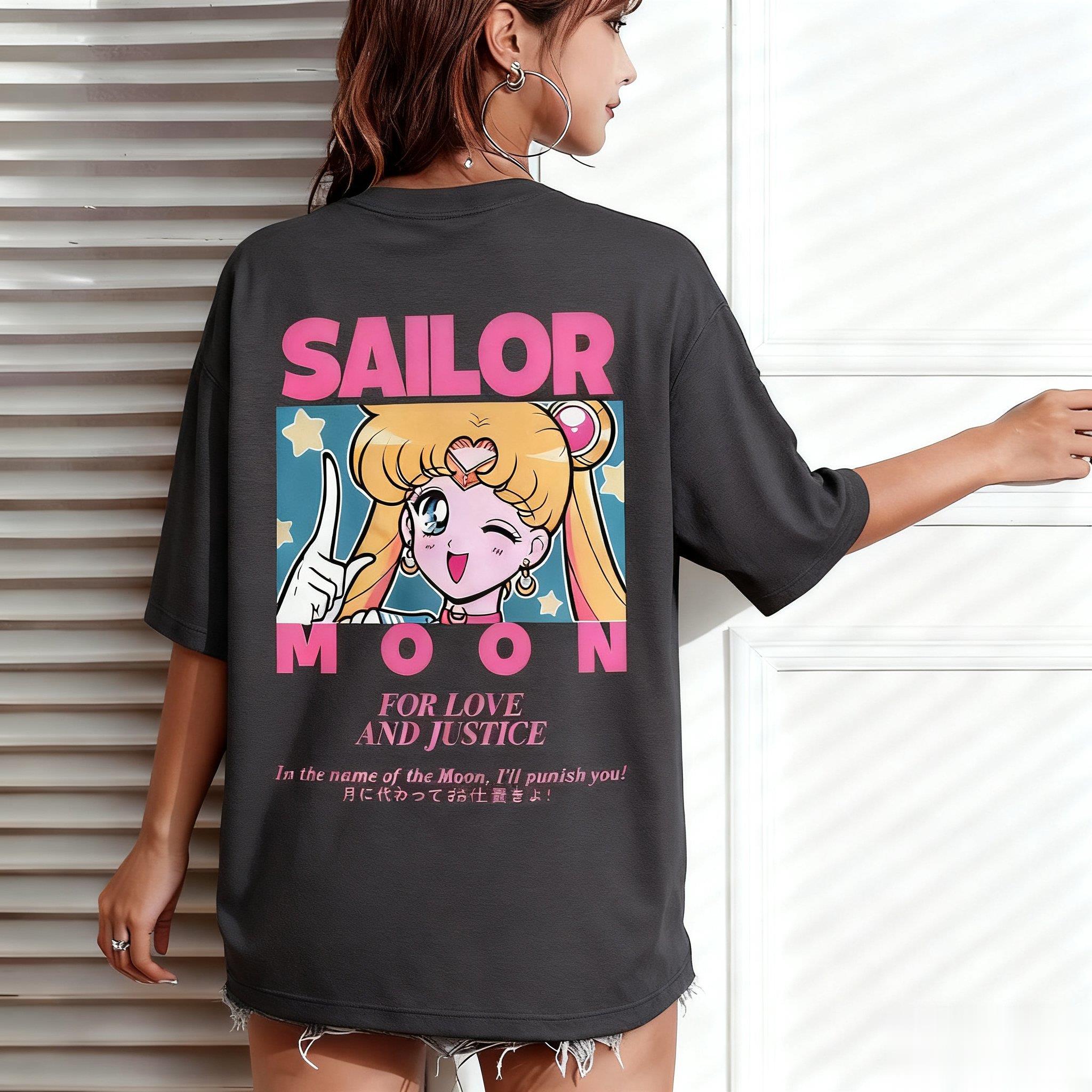 Anime Merchandise Store In Japan - Nouveau T-shirt décontracté oversize Streetwear Sailor