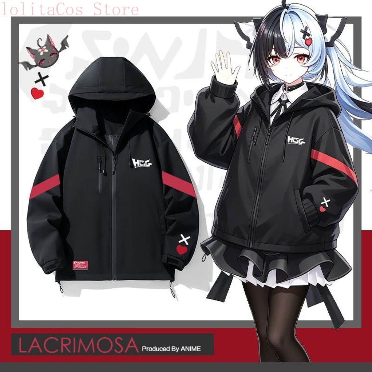 Neverness To Everness Lacrimos - Windbreaker Anime Merchandise avis et prix