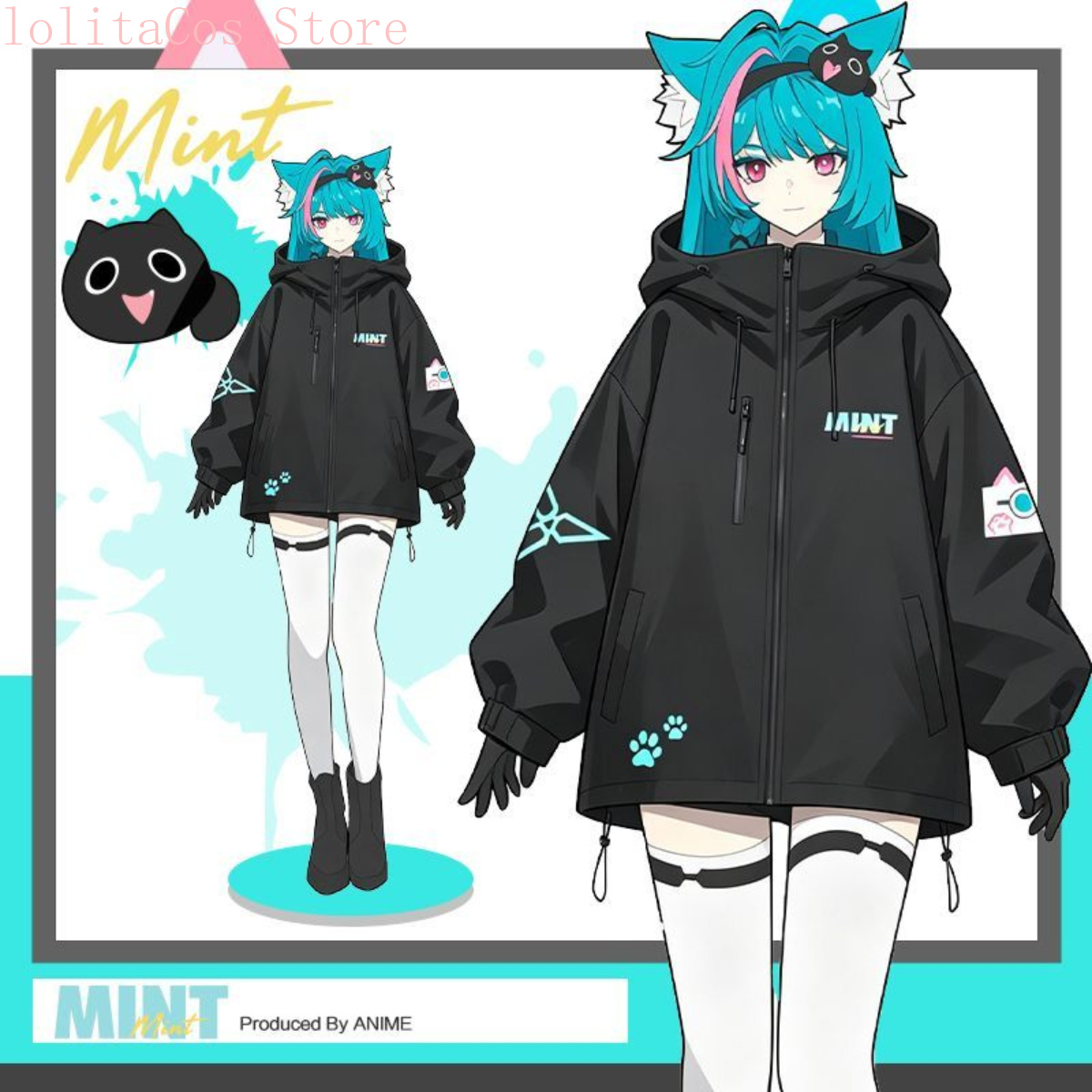 Neverness To Everness Lacrimos - Windbreaker Anime Merchandise avis et prix