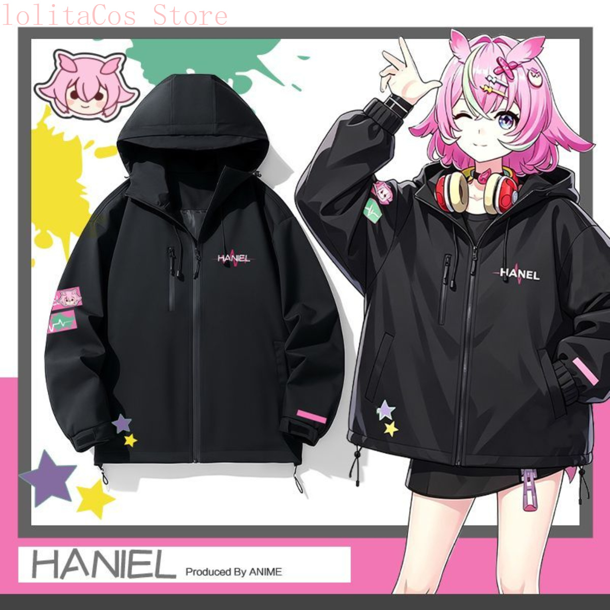 Neverness To Everness Lacrimos - Windbreaker Anime Merchandise avis et prix