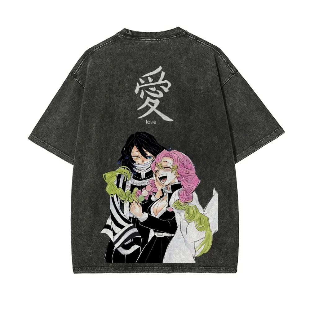 Kimetsu No Yaiba T-Shirt délav - Anime Merchandise Store In Japan avis et prix
