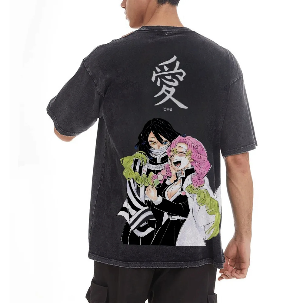 Kimetsu No Yaiba T-Shirt délav - Anime Merchandise Store In Japan avis et prix