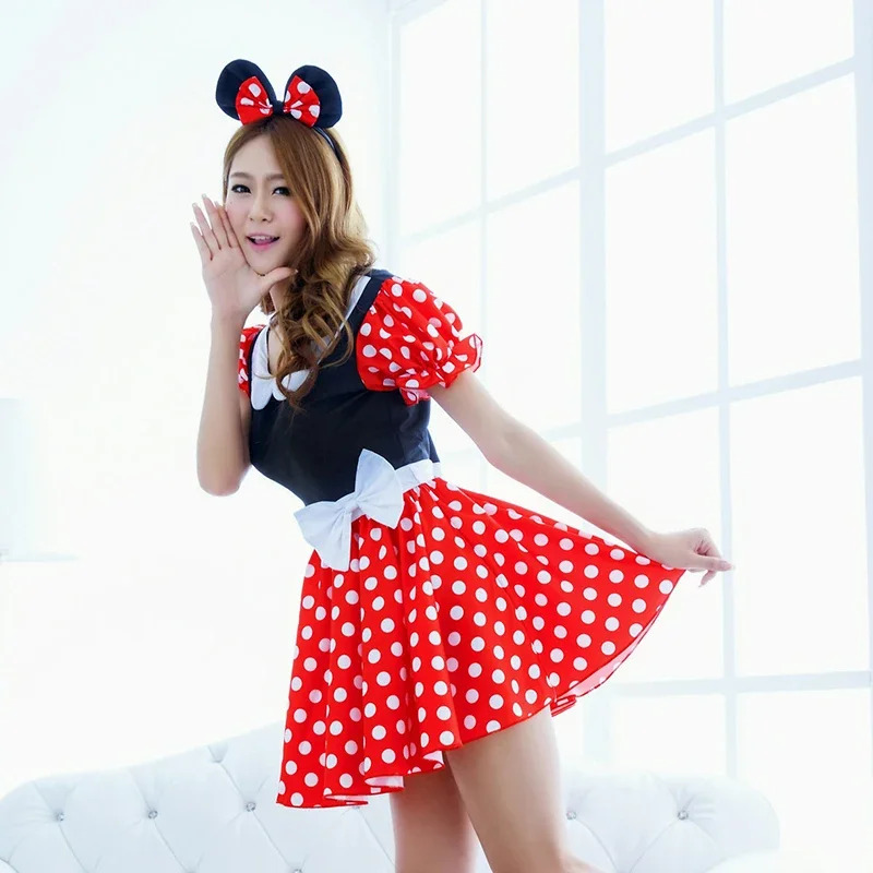 Anime Cosplay Minnie Mouse rob - Cospa Cosplay Costume avis et prix